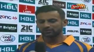 Winning Captain Shoaib Malik Talk to Rameez Raja But No Award for M Aamir?