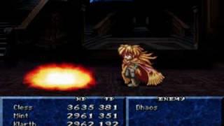 Tales of Phantasia : boss Dhaos (first fight) : No damage