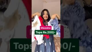 Meesho Tops Haul Under 200/- #short #viral #meesho #youtubeshorts #meeshohaul