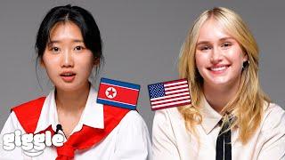 Why North Korean Girl was shocked for meeting American Girl for the first time..!