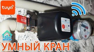 WiFi умный электропривод шарового крана воды газа Tuya автоматизация умный дом