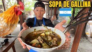 Japanese guy tries to make chicken soup in Honduras from farm to plate