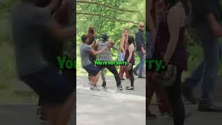 Slapping Girl in Public Experiment - Will New Yorkers Help?