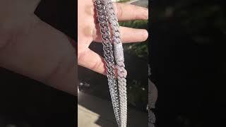 Jaxxon 10mm Silver Bust Down Cuban Link Chain 5A CZ, 110 grams @ 22"  (Thumbs Up) Review