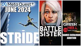 META QUEST+ (PLUS) June 2024 Games
