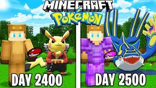 I Survived 2500 Days in Minecraft POKEMON