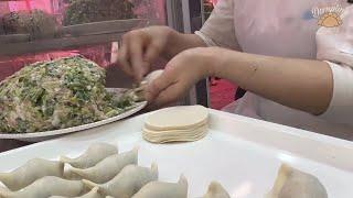 How to make Celery Parsley Pork Dumpling Production process #Hong Kong Food #Dumplings #Wonton #ASMR