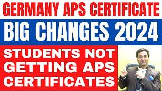 Germany APS Certificate Big Changes | Student Issue with APS Process | Big Update | Study in Germany