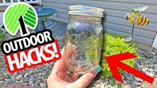 ️DIY Outdoor Patio HACKS using MASON JARS from $1 Dollar Tree