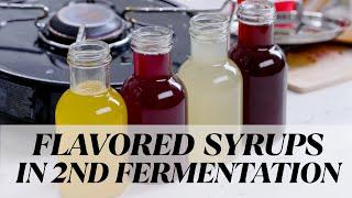 Making Fruit Syrups for Homemade Kombucha and Cocktails