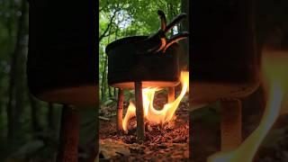 Making a Coffee Flame Puck ️