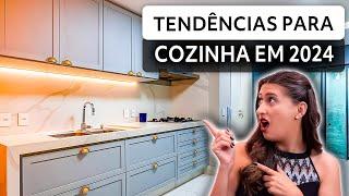 TENDÊNCIAS PARA COZINHA 2024 - MODA DECORAÇÃO