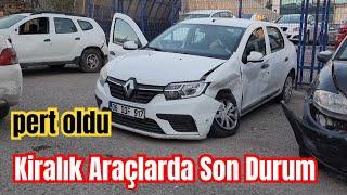 RENAULT SYMBOL PERT OLDU // KİRALIK ARAÇLARDA SON DURUM // RENT A CAR