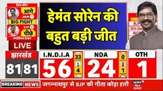 Jharkhand Barhait Seat LIVE : झारखंड में हेमंत सोरेन की बंपर जीत | Hemant Soren | Kalpana Soren