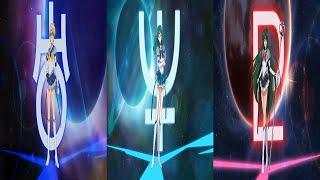 Sailor Moon Cosmos Movie: 3 Outer Guardians Transformation (Fan-Made)