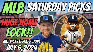 HUGE MLB LOCK!! MLB Picks Today 7/6/2024 | Free MLB Picks, Predictions & Sports Betting Advice