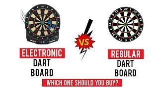 Electronic Dart Board vs Regular Dart Board