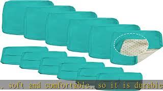 Bextile 12 Piece Outdoor Patio Cushion Covers Replacement, Water-Resistant Outdoor Cushion Slipcove