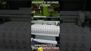 Print and cut stickere