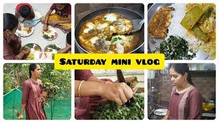 #saturday /minivlog/lunch recipe/முட்டை மிளகு தொக்கு@muthulakki like& subscribe friends 