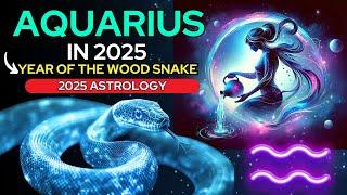 AQUARIUS What 2025 Holds for YOU in the Year of the Wood Snake ️ | 2025 Astrology Predictions