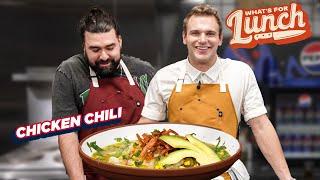 Cooking Delicious Chicken Chili | What's For Lunch Presented By Pepsi