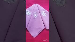 Purple purple ll Handkerchief embroidery ll#needlenthread