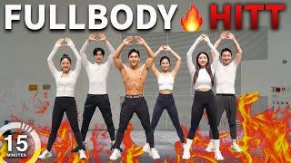 [2024 최강 홈트] 쉴틈없이 전신자극!15분 땀폭발 고강도 운동ㅣ15m Fullbody Fat-burning HIIT @shaketwins @pinkhip @hansoi