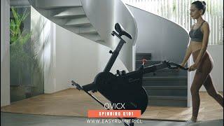 Bicicleta Spinning Ovicx Q101 - Inteligente Bluetooth en Easyrunner.cl Modelo 2023 - Chile
