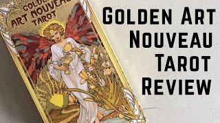 It's dripping gold! The Golden Art Nouveau Tarot - for your pleasure!