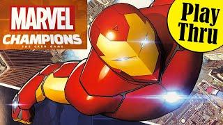 How to Play MARVEL CHAMPIONS the Card Game | Expert Mode Rhino