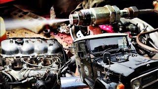 Toyota land cruiser 2b engine nozzles rebuild // Toyota bj engine nozzles repair