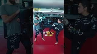 Training with UFC Champion Magomed Ankalaev | Expectation vs Reality #shorts #ufc #mma