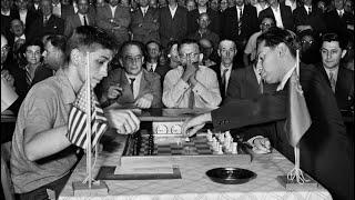 Bobby Fischer vs Mikhail Tal • Tournament Candidates •Netherland, 1962