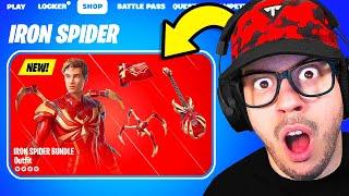 Unlocking *IRON SPIDER* EARLY in FORTNITE then @LEGO Fortnite! #ad