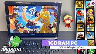 Best Emulator For 1gb RAM Without Graphics Card For Free Fire