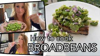 How to Cook Broad Beans (aka Fava Beans) || I'll change your mind about them! || Plot 37