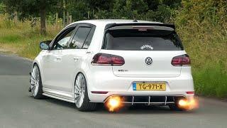 BEST OF Volkswagen Golf GTI / R Sounds ! FLAMES, 750HP Golf 7R, Akrapovic Golf 8R, Anti Lag GTI