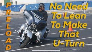 Do You Fear Leaning Your Motorcycle While Making U-Turns At Slow Speeds? Watch This!!