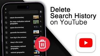 How To Delete Search History On YouTube in 2024 [NEW UPDATE]