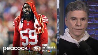 49ers LB De'Vondre Campbell refuses to step into TNF game vs. Rams | Pro Football Talk | NFL on NBC