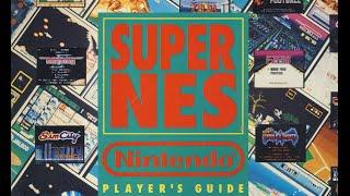 Quick Look at the Super NES Nintendo Player's Guide - SNESdrunk