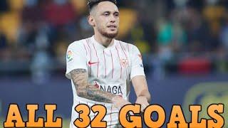 Lucas Ocampos - All 32 Goals for Sevilla so far - 2019-2022