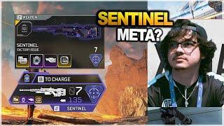 Albralelie tries using the SENTINEL in blgs finals (apex legends )