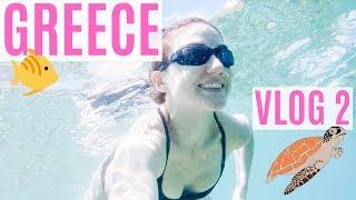 I CAN'T BELIEVE WE SAW THIS WHILE SWIMMING IN GREECE |TRAVEL VLOG