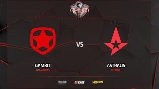 Gambit vs Astralis, map 1 overpass, PGL Major Kraków 2017