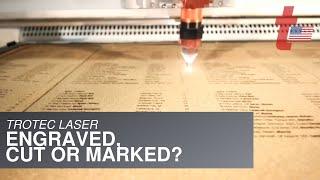 Trotec Laser: Which Materials can be Laser Engraved, Cut or Marked?