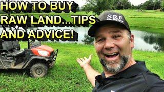 BEING MORE SELF RELIANT! Tips and advice on BUYING LAND!