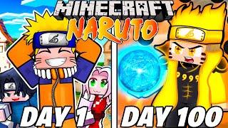 I Survived 100 Days as Naruto in Minecraft... This Is What Happened