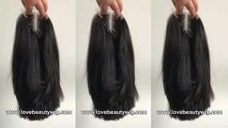 lovebeautywig | Middle Part 4×4 Transparent Closure BoB 250% Density#bobwig #middlepartbob